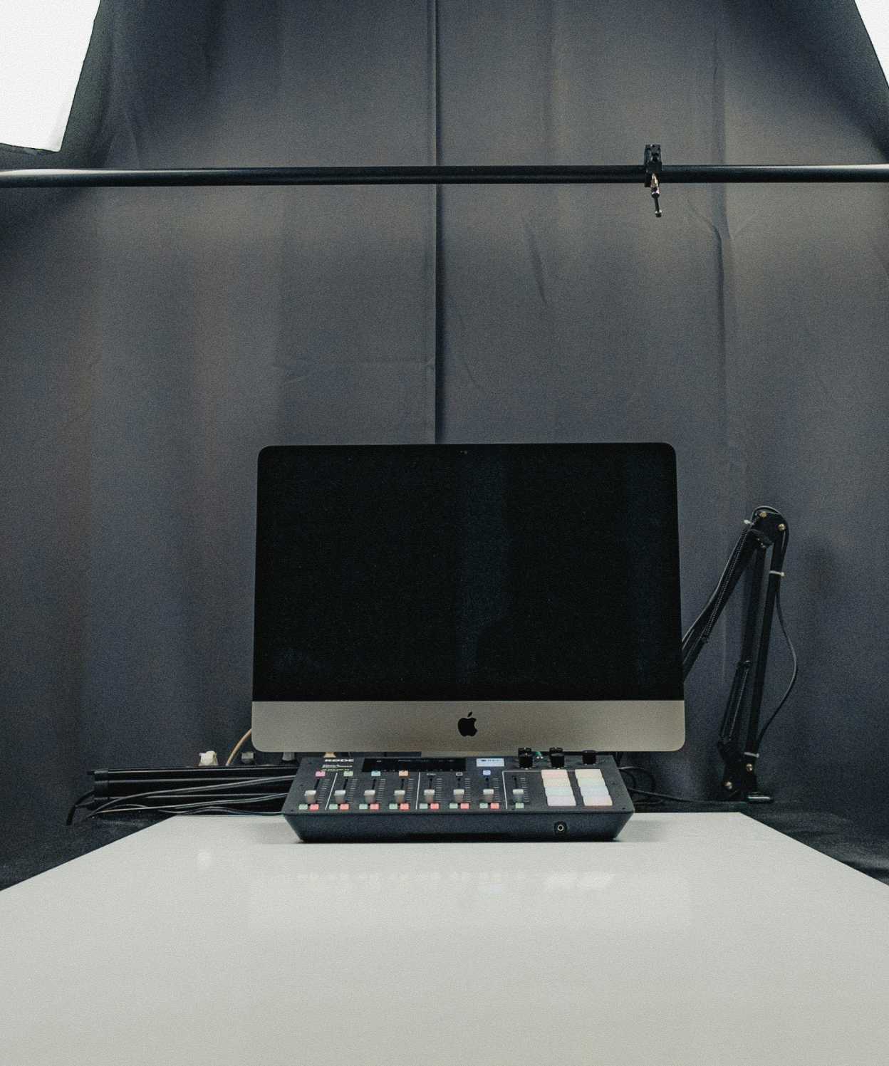 Professional studio equipment setup
